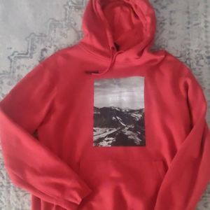 Red h&M hoodie size medium